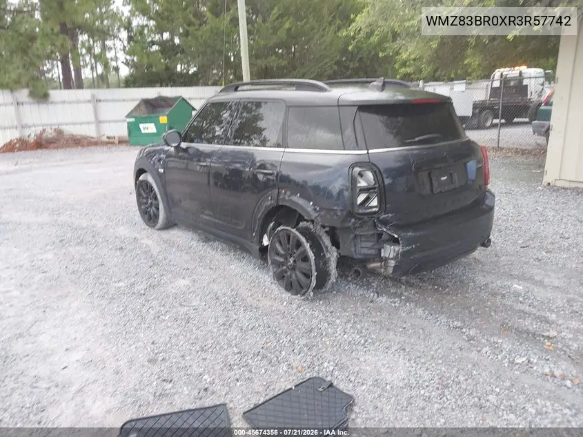 2024 Mini Countryman Cooper S VIN: WMZ83BR0XR3R57742 Lot: 45674356