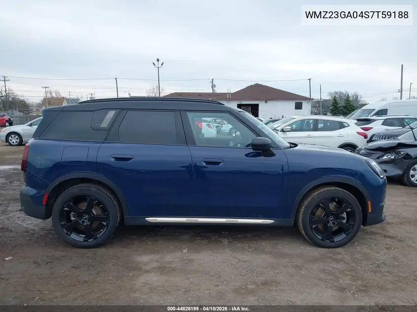 2025 Mini Countryman Cooper S VIN: WMZ23GA04S7T59188 Lot: 44826199