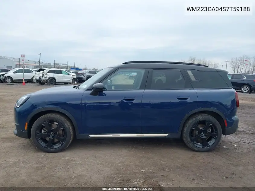 2025 Mini Countryman Cooper S VIN: WMZ23GA04S7T59188 Lot: 44826199