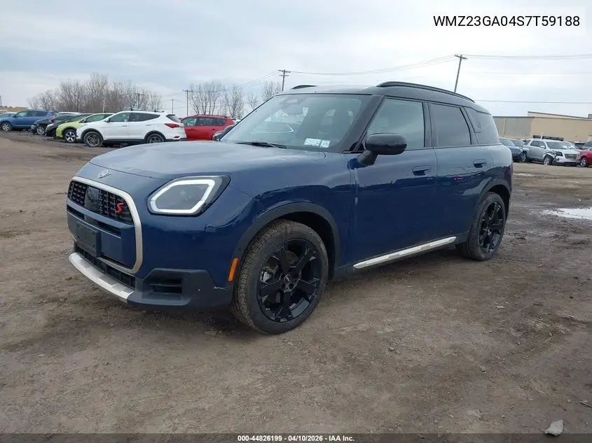 2025 Mini Countryman Cooper S VIN: WMZ23GA04S7T59188 Lot: 44826199