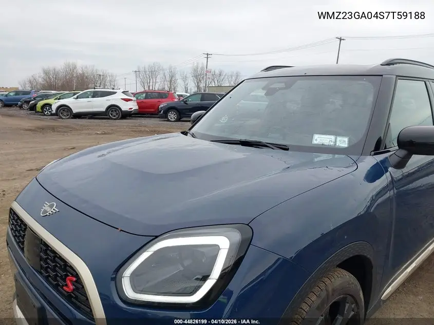 2025 Mini Countryman Cooper S VIN: WMZ23GA04S7T59188 Lot: 44826199
