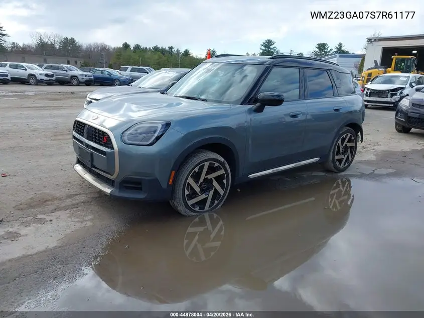 2025 Mini Countryman Cooper S VIN: WMZ23GA07S7R61177 Lot: 44878004