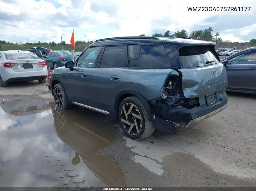 2025 Mini Countryman Cooper S VIN: WMZ23GA07S7R61177 Lot: 44878004