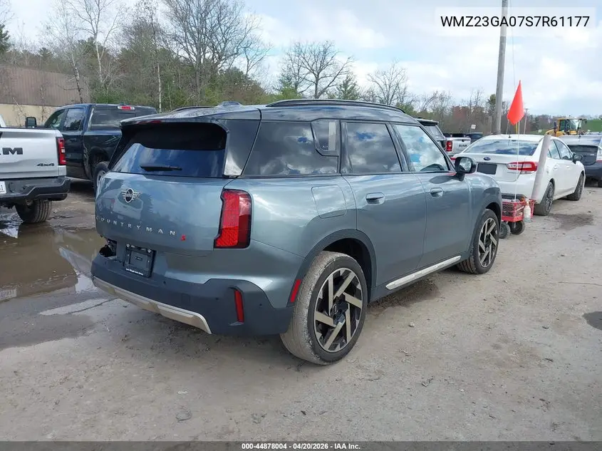 2025 Mini Countryman Cooper S VIN: WMZ23GA07S7R61177 Lot: 44878004