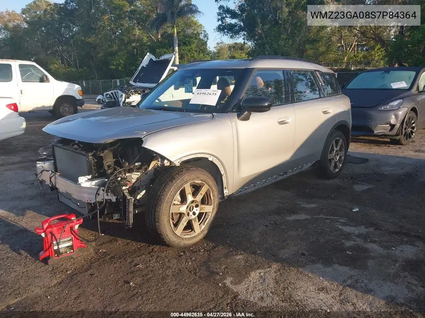 2025 Mini Countryman Cooper S VIN: WMZ23GA08S7P84364 Lot: 44962635