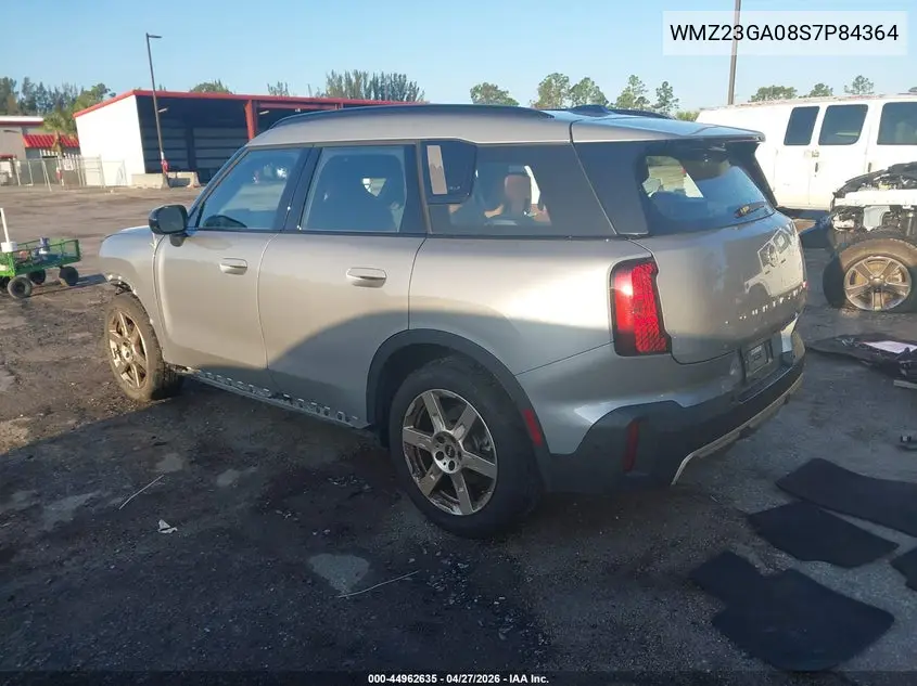2025 Mini Countryman Cooper S VIN: WMZ23GA08S7P84364 Lot: 44962635