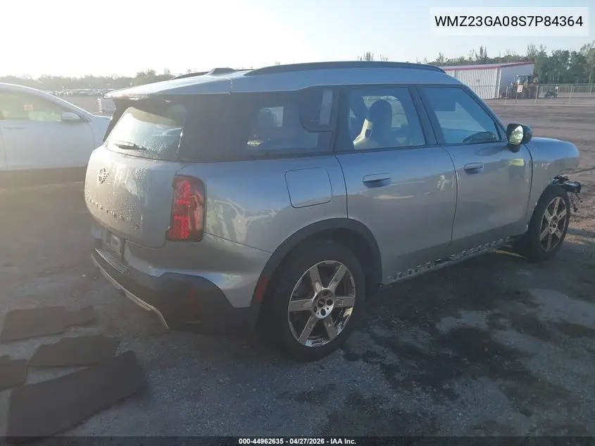 2025 Mini Countryman Cooper S VIN: WMZ23GA08S7P84364 Lot: 44962635