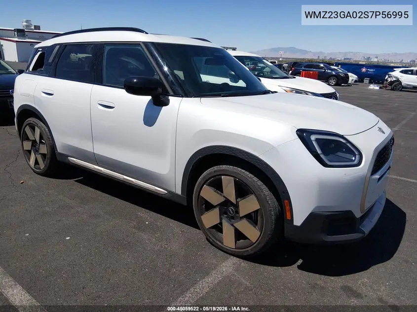 2025 Mini Countryman Cooper S VIN: WMZ23GA02S7P56995 Lot: 45059522