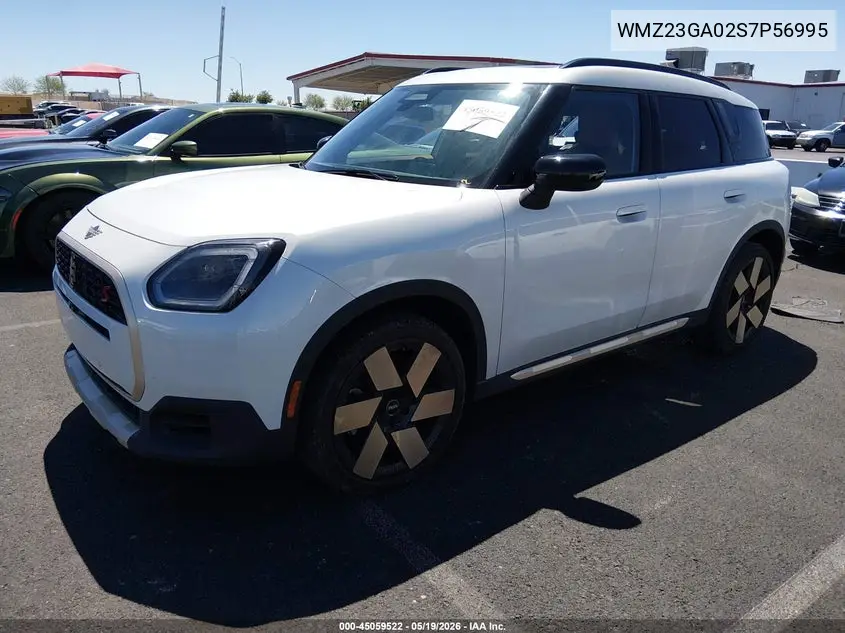 2025 Mini Countryman Cooper S VIN: WMZ23GA02S7P56995 Lot: 45059522