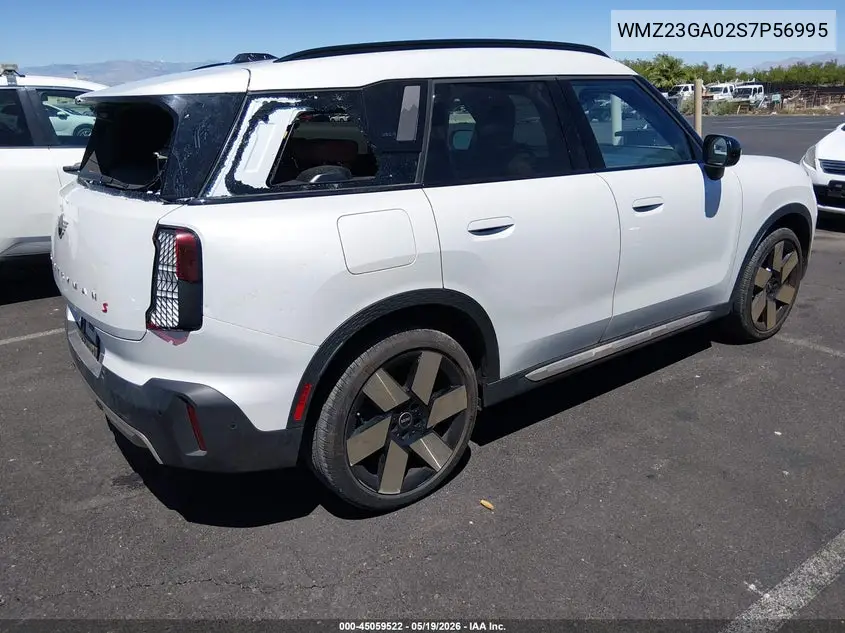 2025 Mini Countryman Cooper S VIN: WMZ23GA02S7P56995 Lot: 45059522