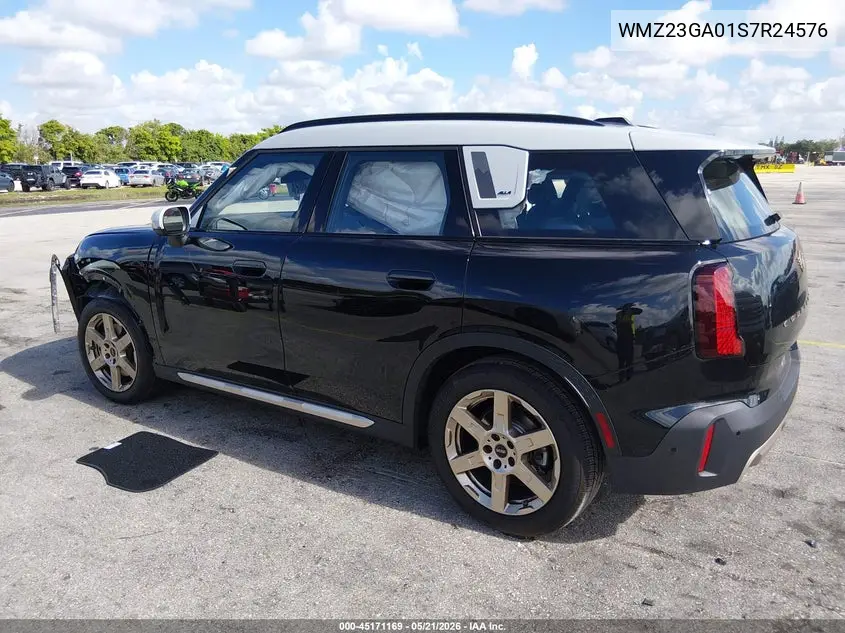 2025 Mini Countryman Cooper S VIN: WMZ23GA01S7R24576 Lot: 45171169