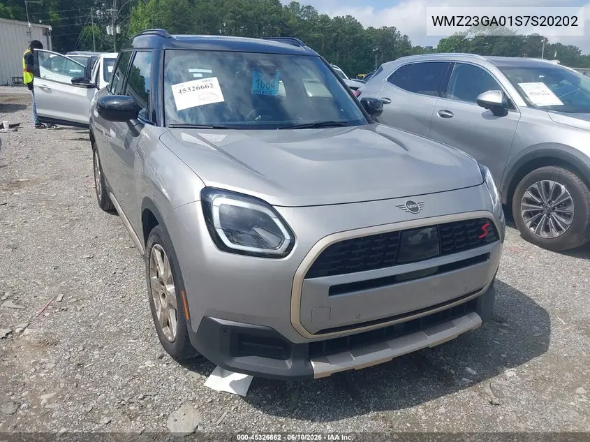2025 Mini Countryman Cooper S VIN: WMZ23GA01S7S20202 Lot: 45326662