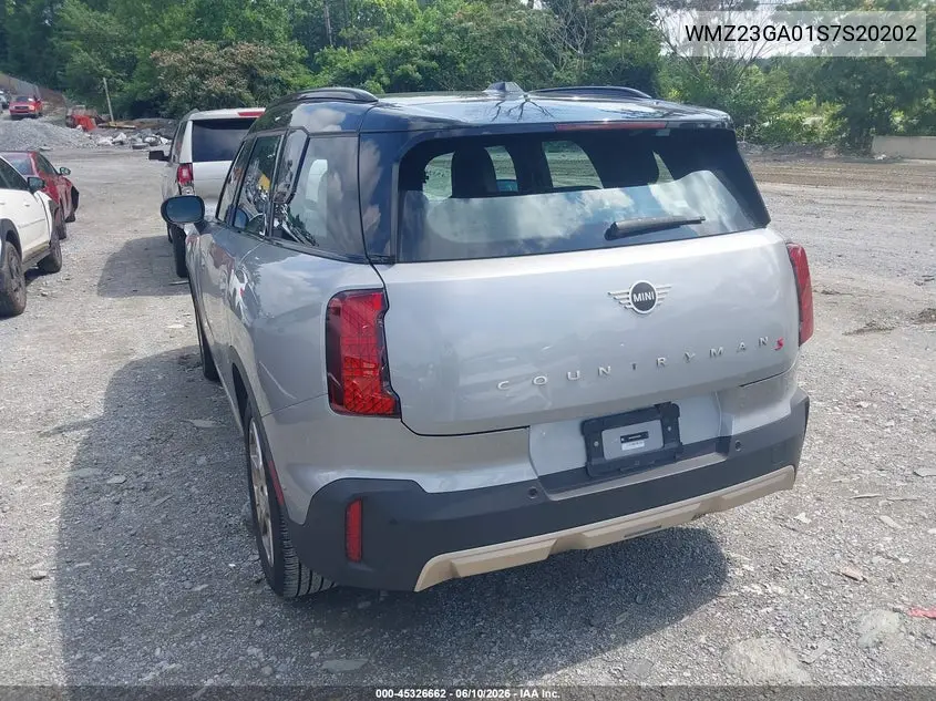 2025 Mini Countryman Cooper S VIN: WMZ23GA01S7S20202 Lot: 45326662
