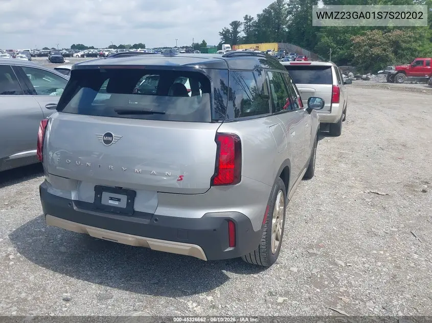 2025 Mini Countryman Cooper S VIN: WMZ23GA01S7S20202 Lot: 45326662