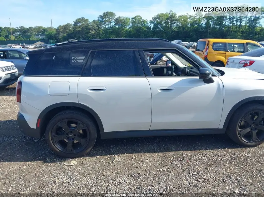 2025 Mini Countryman Cooper S VIN: WMZ23GA0XS7S64280 Lot: 45367146
