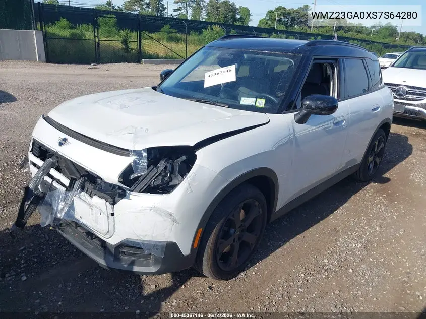 2025 Mini Countryman Cooper S VIN: WMZ23GA0XS7S64280 Lot: 45367146