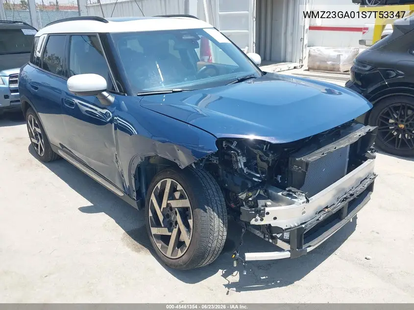 2025 Mini Countryman Cooper S VIN: WMZ23GA01S7T53347 Lot: 45461354