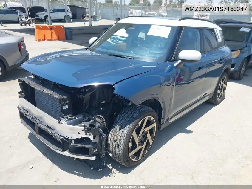 2025 Mini Countryman Cooper S VIN: WMZ23GA01S7T53347 Lot: 45461354