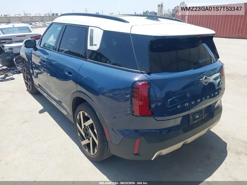 2025 Mini Countryman Cooper S VIN: WMZ23GA01S7T53347 Lot: 45461354