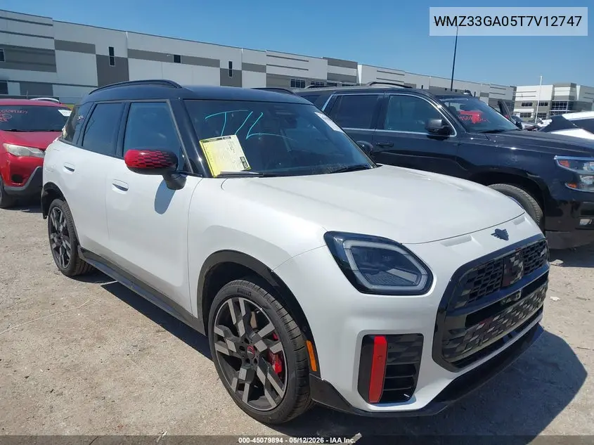 2026 Mini Countryman John Cooper Works VIN: WMZ33GA05T7V12747 Lot: 45079894