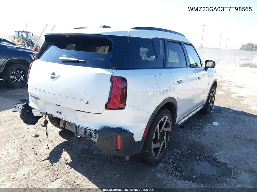 2026 Mini Countryman Cooper S VIN: WMZ23GA03T7T98565 Lot: 45591889