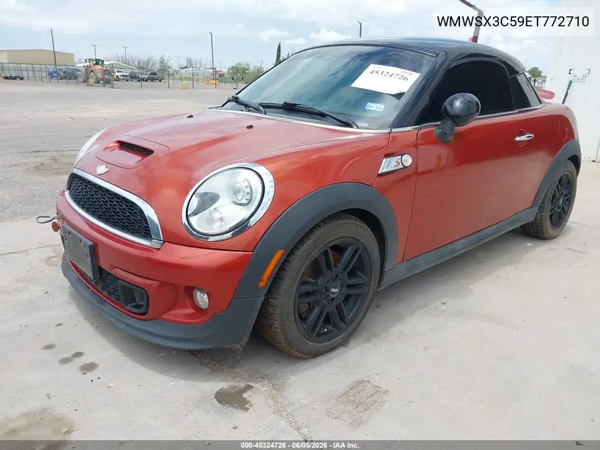 2014 Mini Coupe Cooper S VIN: WMWSX3C59ET772710 Lot: 45324726