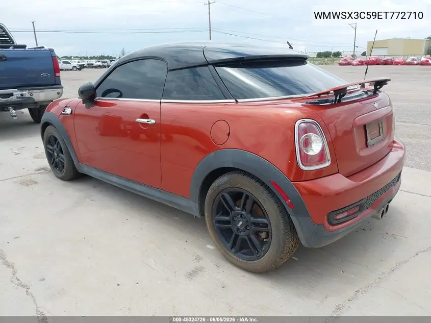 2014 Mini Coupe Cooper S VIN: WMWSX3C59ET772710 Lot: 45324726