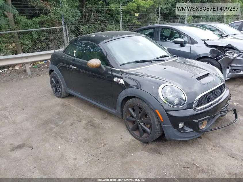 2014 Mini Coupe Cooper S VIN: WMWSX3C57ET409287 Lot: 45341070