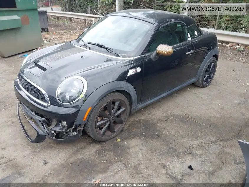 2014 Mini Coupe Cooper S VIN: WMWSX3C57ET409287 Lot: 45341070