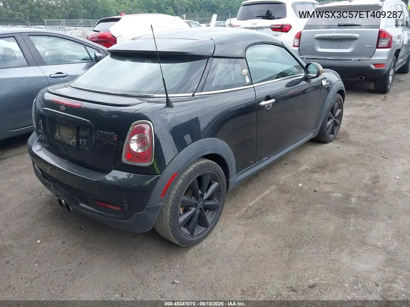 2014 Mini Coupe Cooper S VIN: WMWSX3C57ET409287 Lot: 45341070