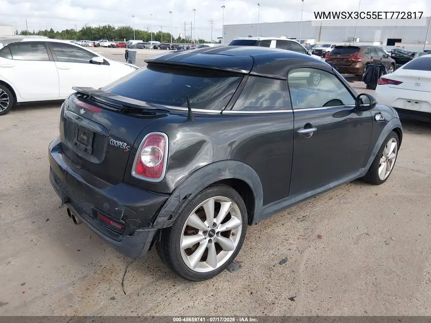 2014 Mini Coupe Cooper S VIN: WMWSX3C55ET772817 Lot: 45659741