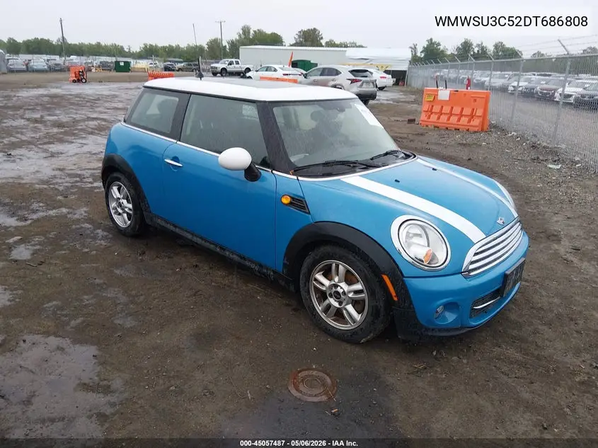 2013 Mini Hardtop Cooper VIN: WMWSU3C52DT686808 Lot: 45057487
