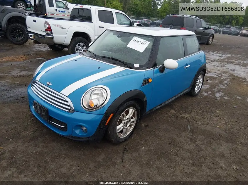 2013 Mini Hardtop Cooper VIN: WMWSU3C52DT686808 Lot: 45057487