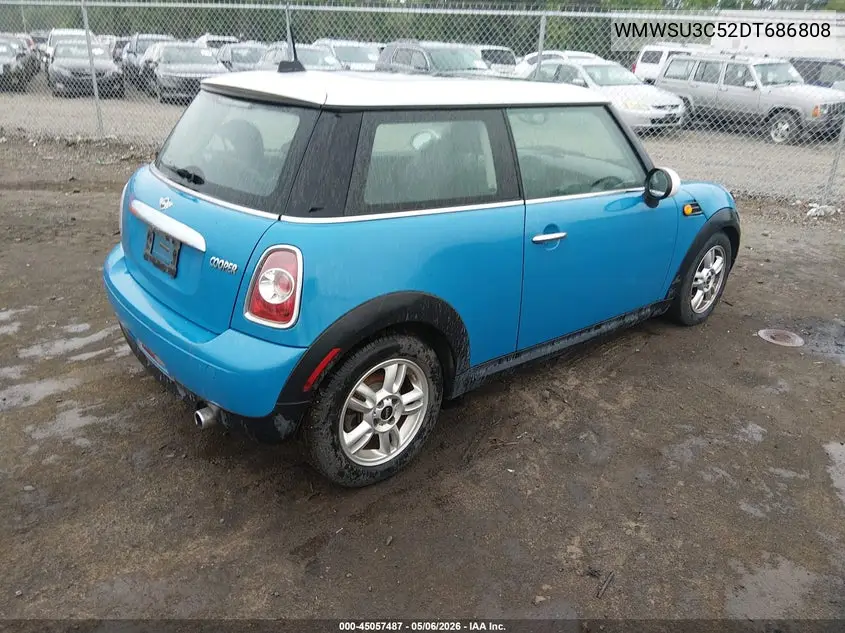 2013 Mini Hardtop Cooper VIN: WMWSU3C52DT686808 Lot: 45057487