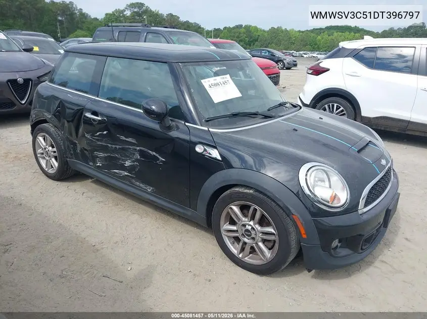 2013 Mini Hardtop Cooper S VIN: WMWSV3C51DT396797 Lot: 45081457