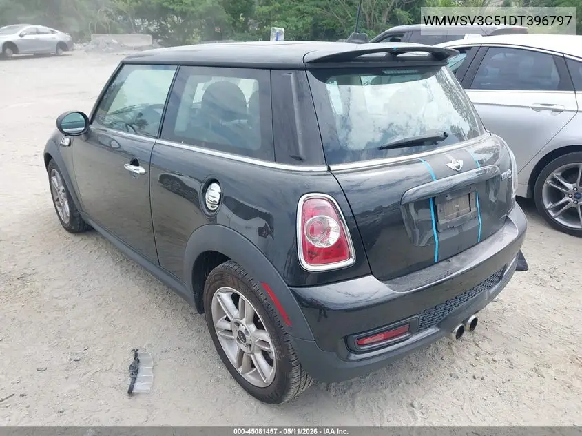 2013 Mini Hardtop Cooper S VIN: WMWSV3C51DT396797 Lot: 45081457