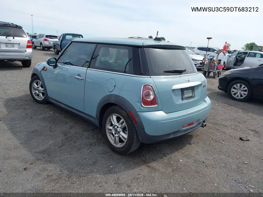 2013 Mini Hardtop Cooper VIN: WMWSU3C59DT683212 Lot: 45089905
