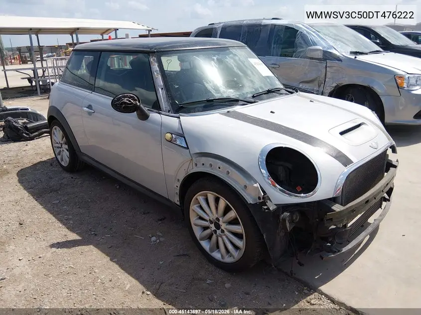 2013 Mini Hardtop Cooper S VIN: WMWSV3C50DT476222 Lot: 45143697