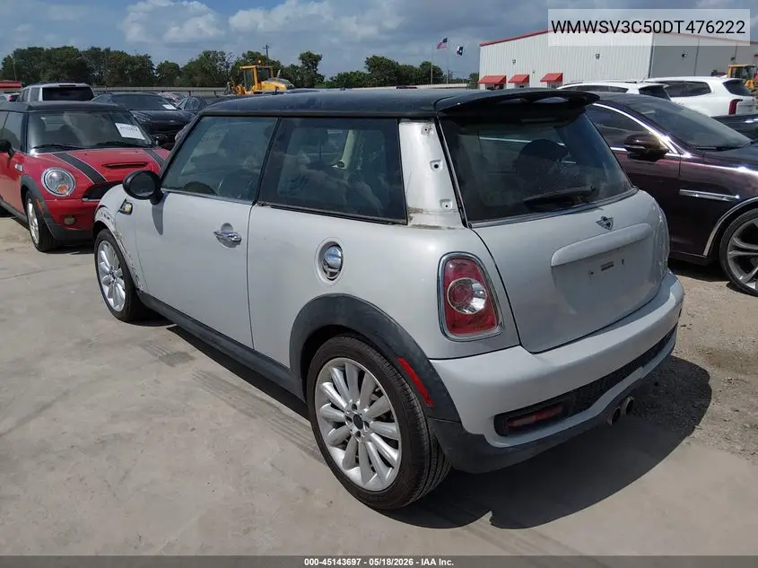 2013 Mini Hardtop Cooper S VIN: WMWSV3C50DT476222 Lot: 45143697