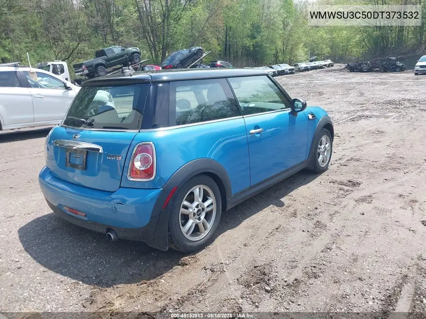 2013 Mini Hardtop Cooper VIN: WMWSU3C50DT373532 Lot: 45152813