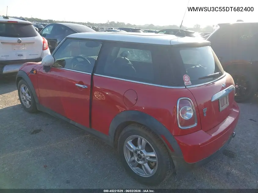2013 Mini Hardtop Cooper VIN: WMWSU3C55DT682400 Lot: 45221529