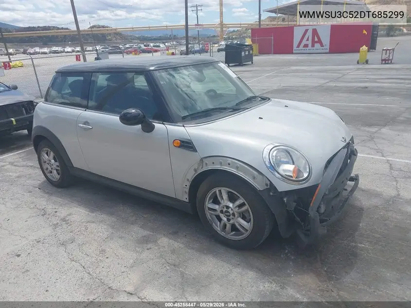 2013 Mini Hardtop Cooper VIN: WMWSU3C52DT685299 Lot: 45258447