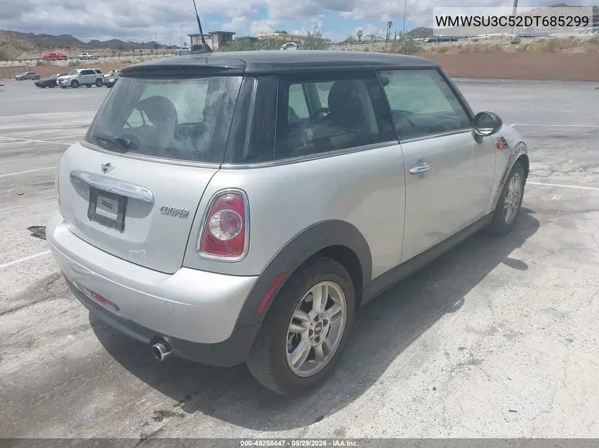 2013 Mini Hardtop Cooper VIN: WMWSU3C52DT685299 Lot: 45258447