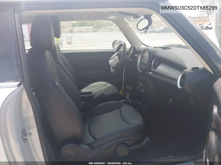 2013 Mini Hardtop Cooper VIN: WMWSU3C52DT685299 Lot: 45258447
