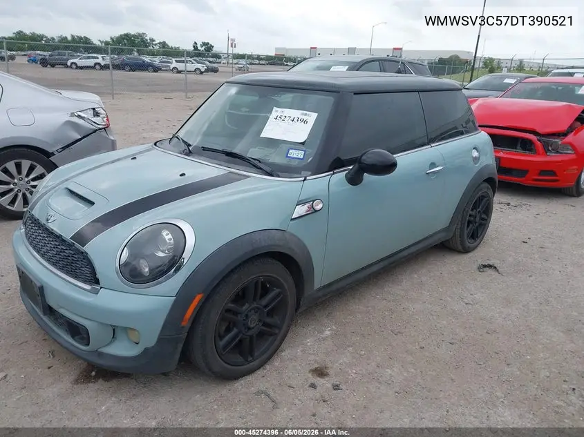 2013 Mini Hardtop Cooper S VIN: WMWSV3C57DT390521 Lot: 45274396