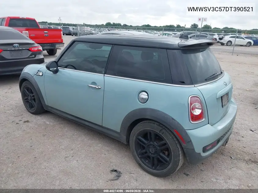 2013 Mini Hardtop Cooper S VIN: WMWSV3C57DT390521 Lot: 45274396