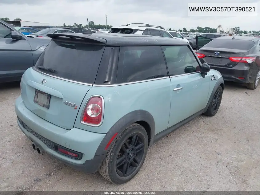 2013 Mini Hardtop Cooper S VIN: WMWSV3C57DT390521 Lot: 45274396
