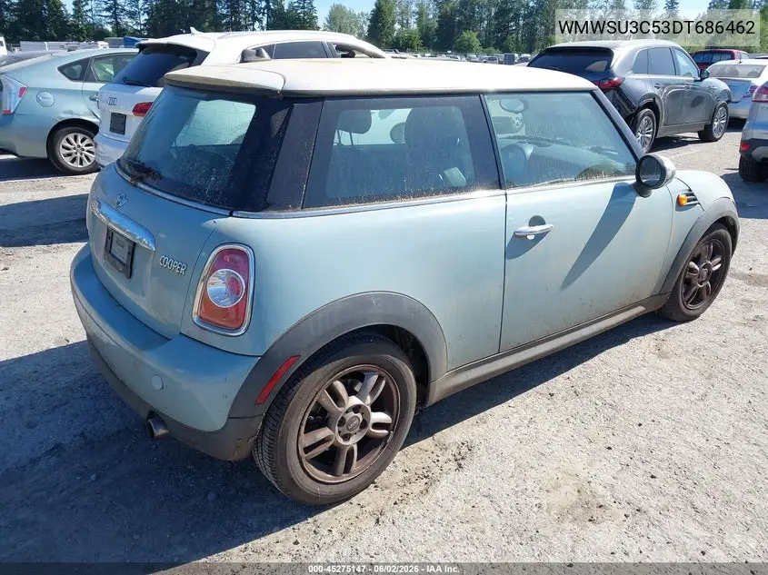 2013 Mini Hardtop Cooper VIN: WMWSU3C53DT686462 Lot: 45275147