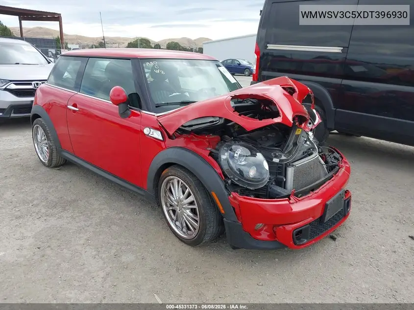 2013 Mini Hardtop Cooper S VIN: WMWSV3C5XDT396930 Lot: 45331373