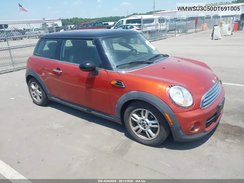 2013 Mini Hardtop Cooper VIN: WMWSU3C50DT691005 Lot: 45363085